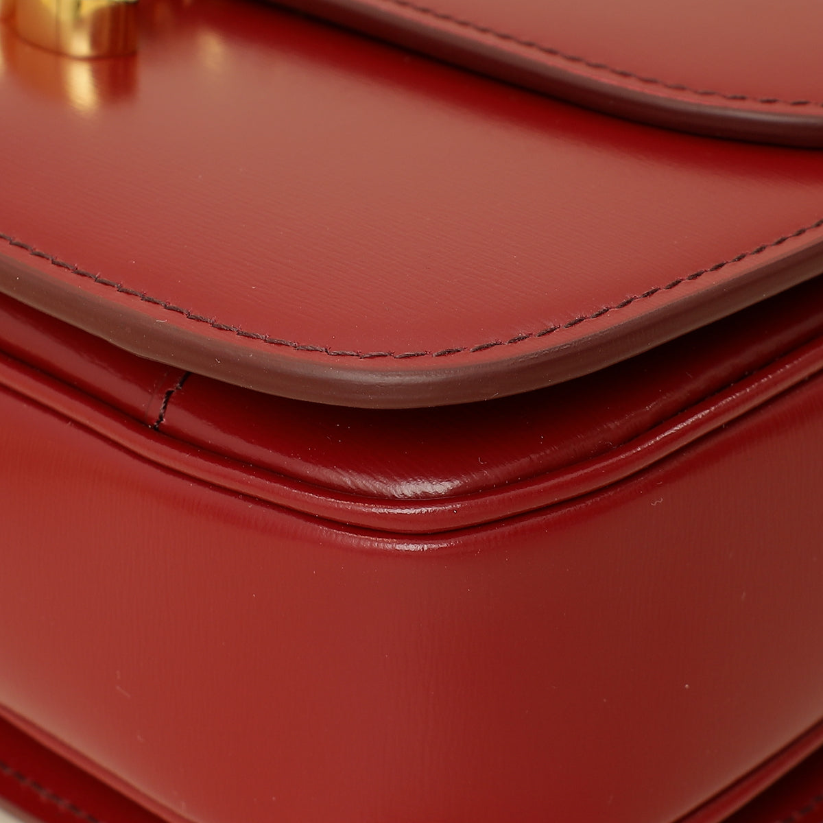 Celine Red Classique Triomphe Shoulder Bag-Celine-THE CLOSET