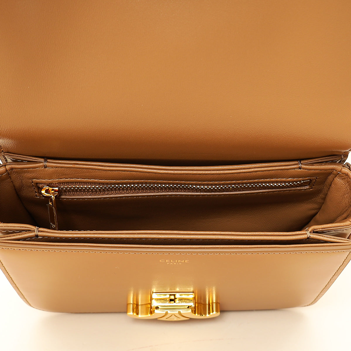 Celine Brown Teen Triomphe Bag-Celine-THE CLOSET