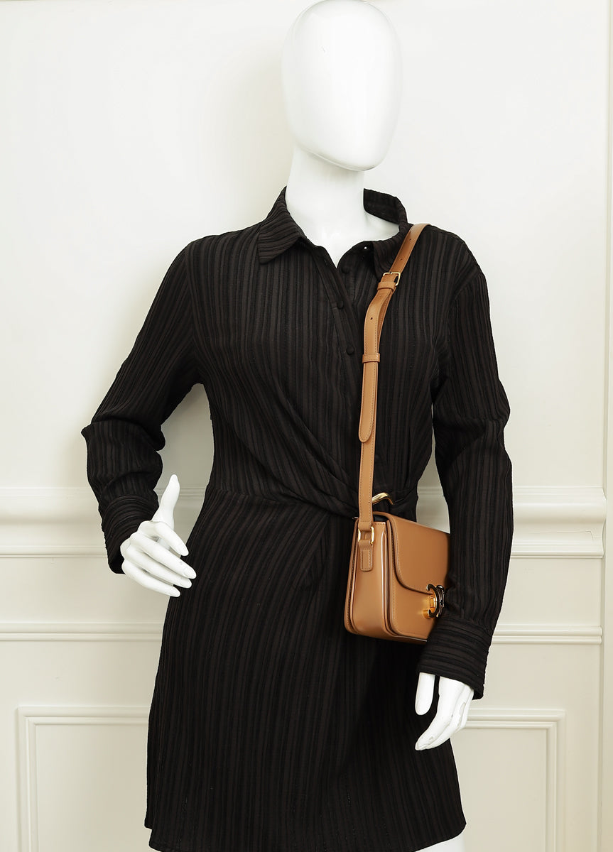 Celine Brown Teen Triomphe Bag-Celine-THE CLOSET