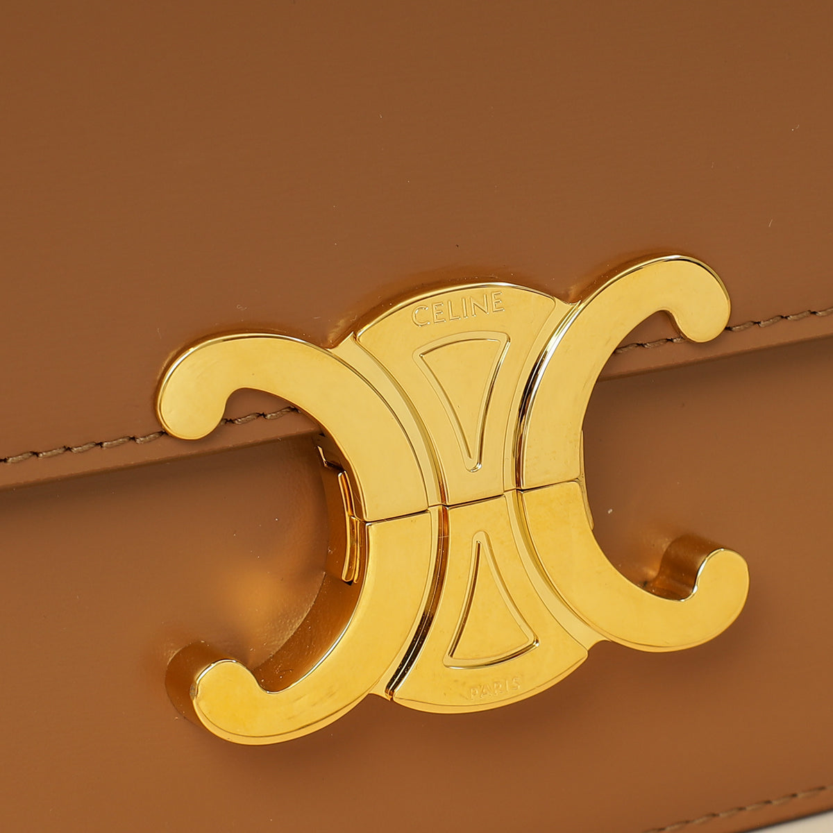 Celine Brown Teen Triomphe Bag-Celine-THE CLOSET