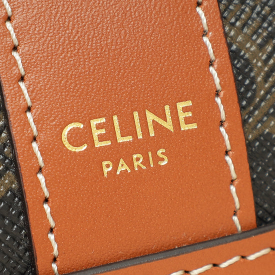 Celine Tricolor Triomphe Bucket Bag-Celine-THE CLOSET