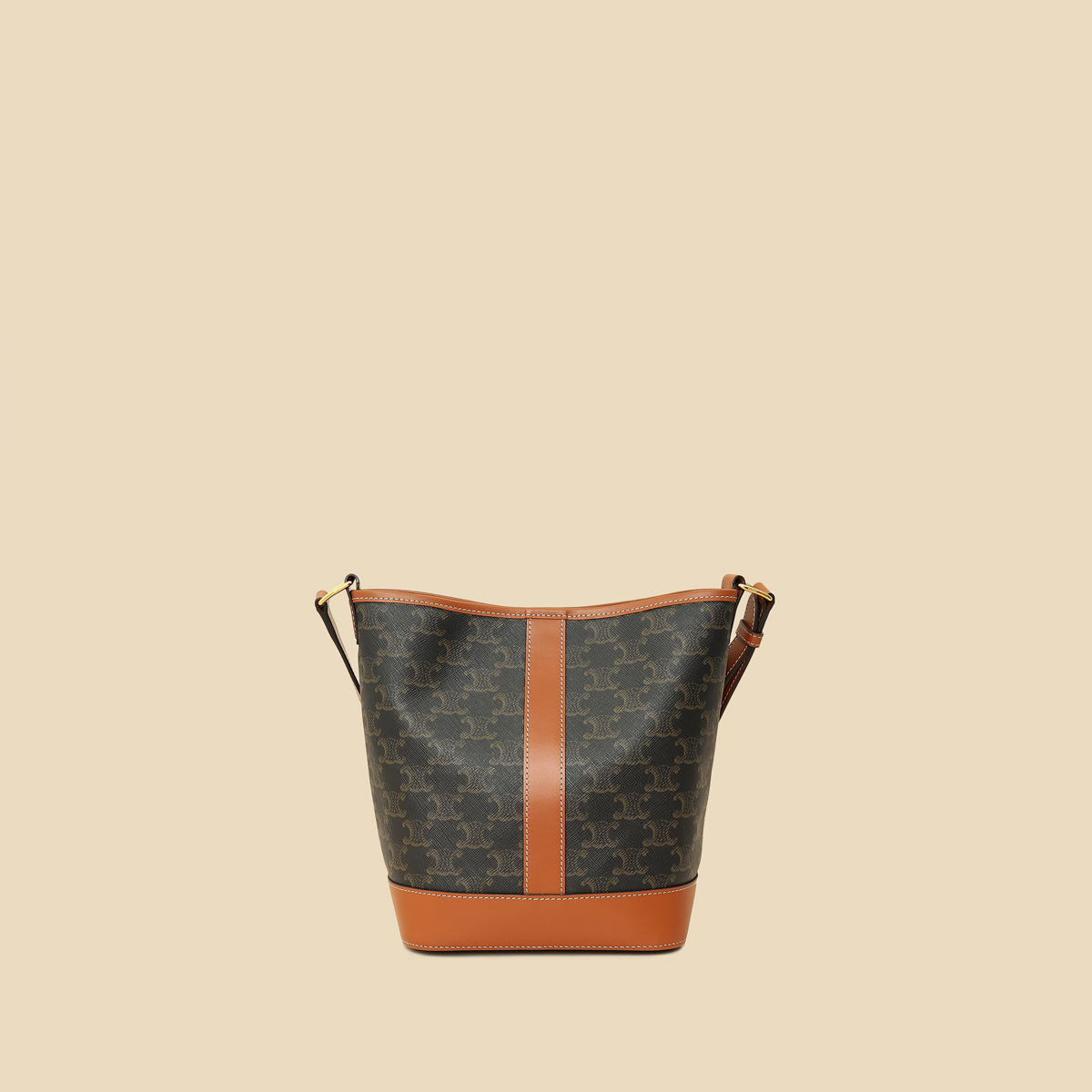 Celine Tricolor Triomphe Bucket Bag-Celine-THE CLOSET