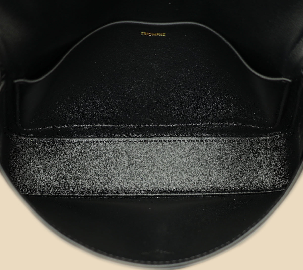 Celine Black Claude Triomphe Shoulder Bag-Celine-THE CLOSET