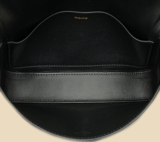 Celine Black Claude Triomphe Shoulder Bag-Celine-THE CLOSET