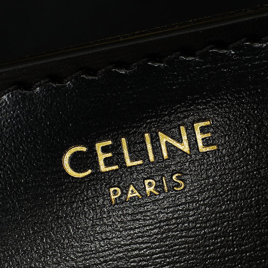 Celine Black Claude Triomphe Shoulder Bag-Celine-THE CLOSET