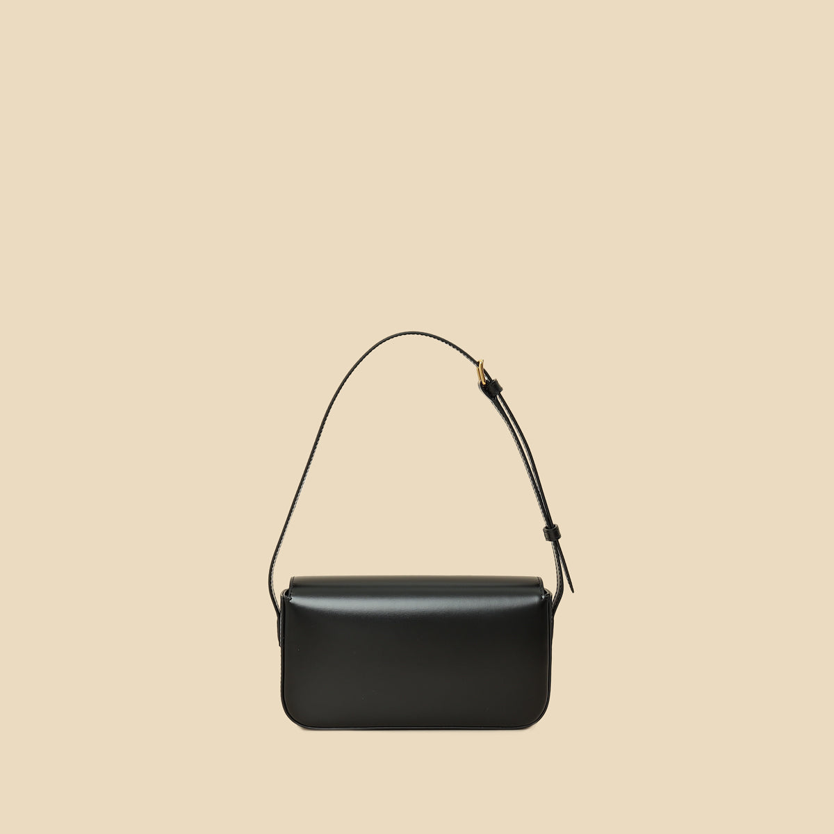 Celine Black Claude Triomphe Shoulder Bag-Celine-THE CLOSET