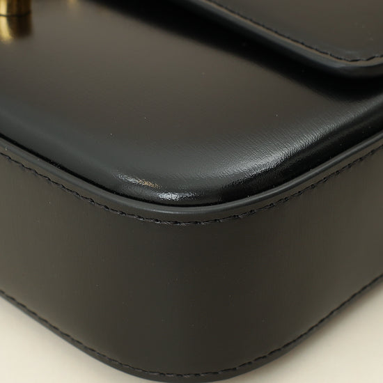 Celine Black Claude Triomphe Shoulder Bag-Celine-THE CLOSET