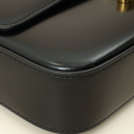 Celine Black Claude Triomphe Shoulder Bag-Celine-THE CLOSET