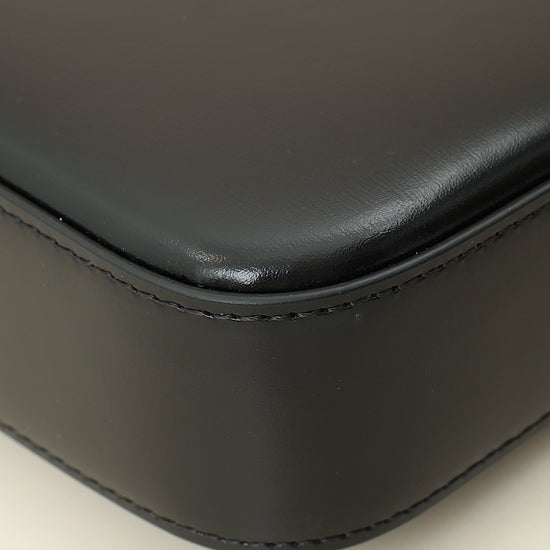 Celine Black Claude Triomphe Shoulder Bag-Celine-THE CLOSET