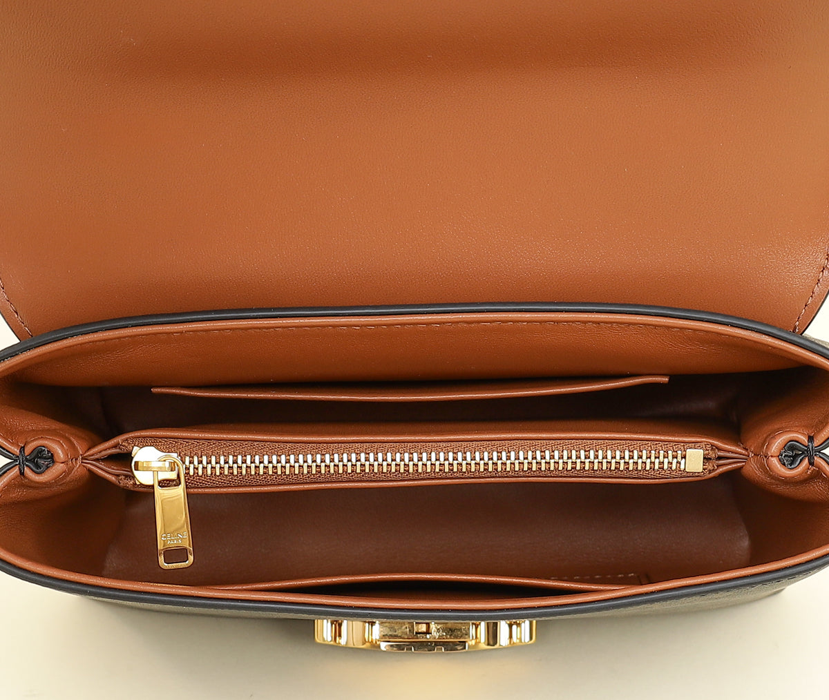 Celine Tan Teen Nino Triomphe Bag-Celine-THE CLOSET