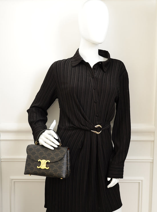 Celine Tan Teen Nino Triomphe Bag-Celine-THE CLOSET