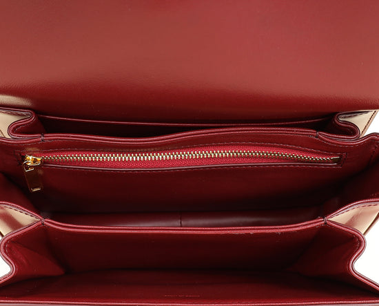 Celine Burgundy Classique Triomphe Bag-Celine-THE CLOSET
