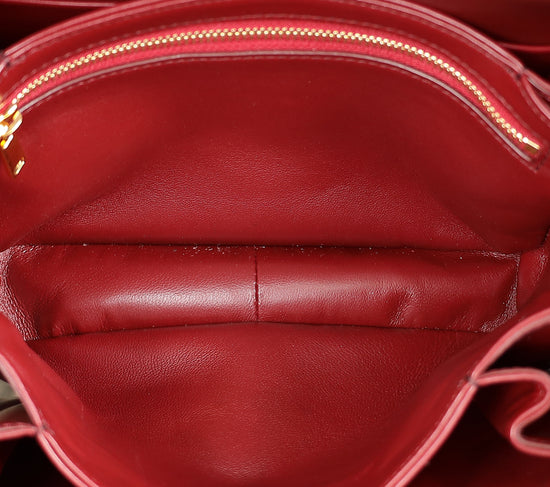 Celine Burgundy Classique Triomphe Bag-Celine-THE CLOSET