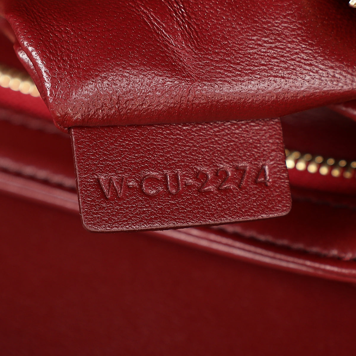 Celine Burgundy Classique Triomphe Bag-Celine-THE CLOSET