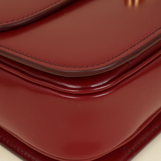 Celine Burgundy Classique Triomphe Bag-Celine-THE CLOSET