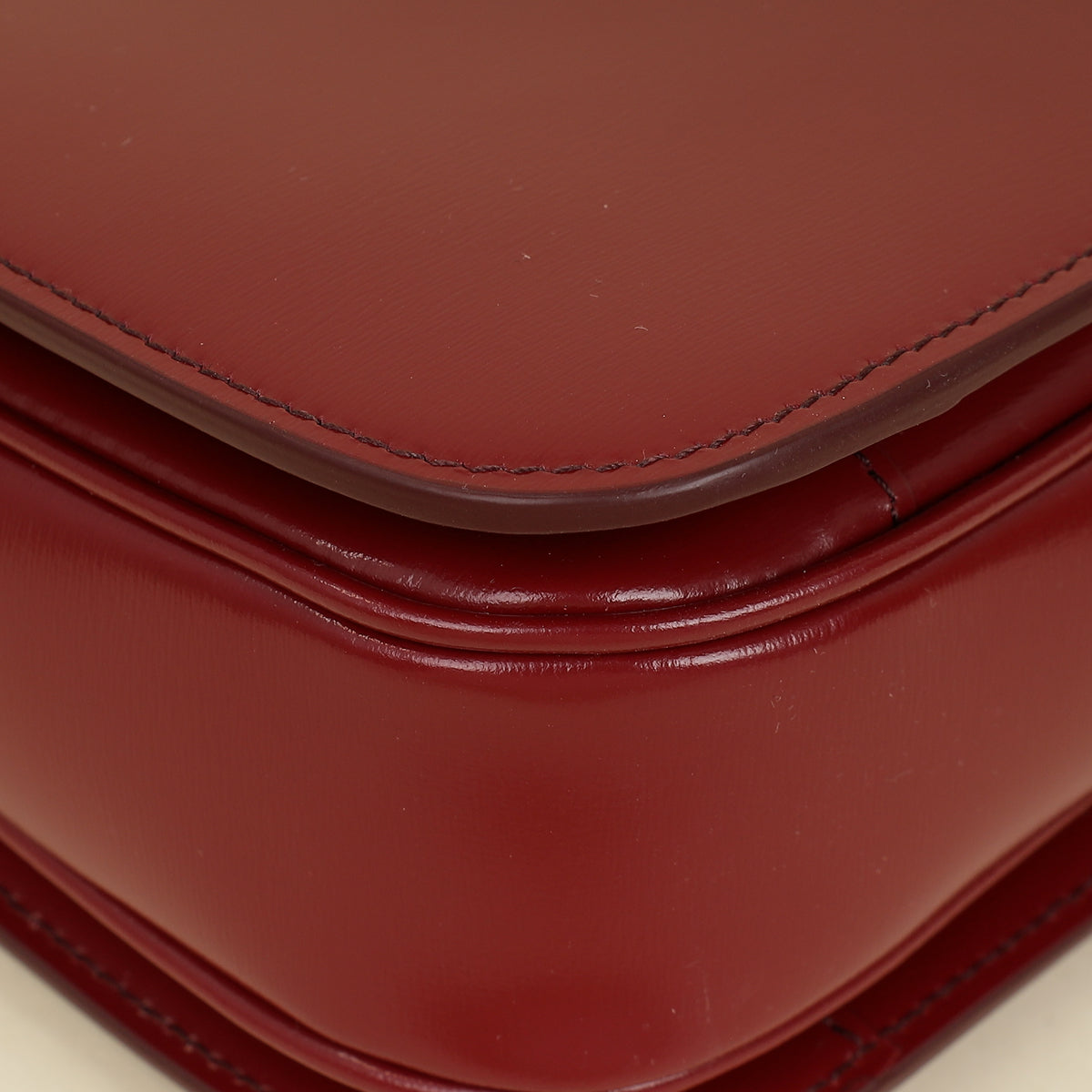 Celine Burgundy Classique Triomphe Bag-Celine-THE CLOSET