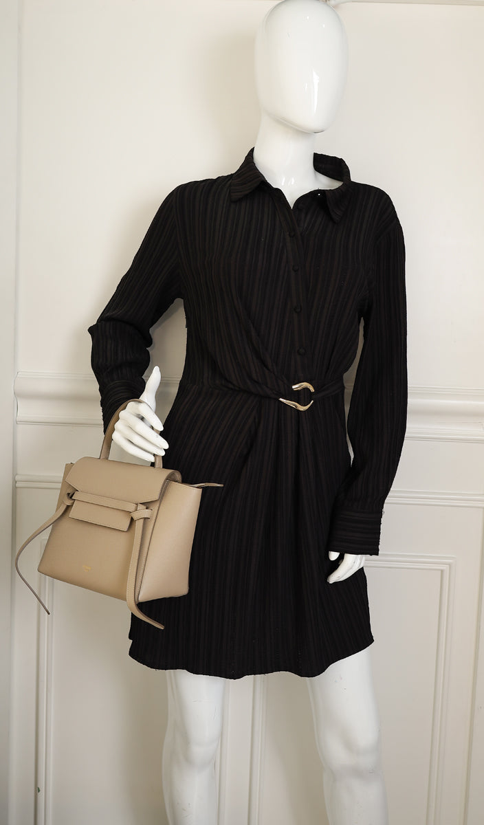 Celine Taupe Nano Belt Bag