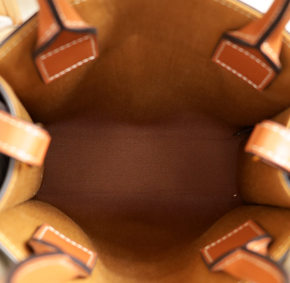 Celine Tricolor Triomphe Mini Vertical Cabas Bag