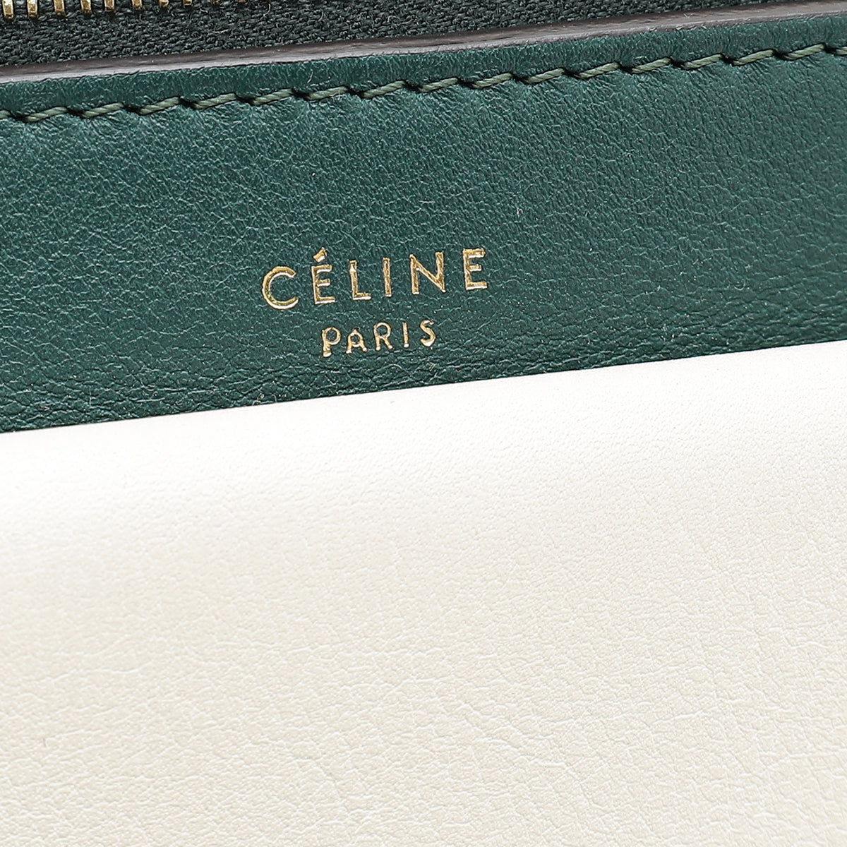 Celine Tricoloe Envelope Python Chain Pouch