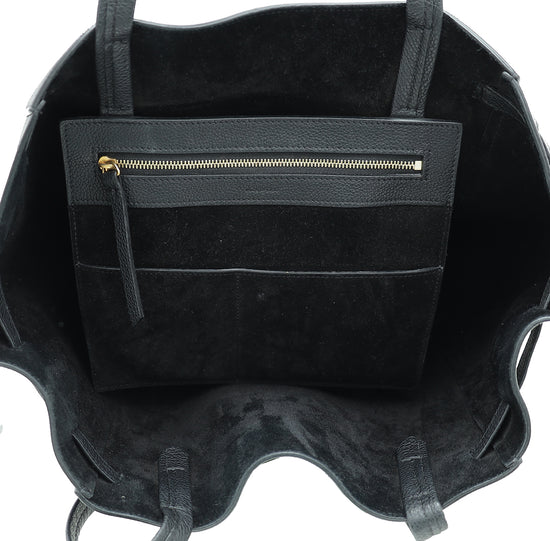 Celine Black Phantom Soft Tote Small Bag