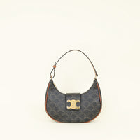 Celine Bicolor Ava Triomphe Hobo Medium Bag