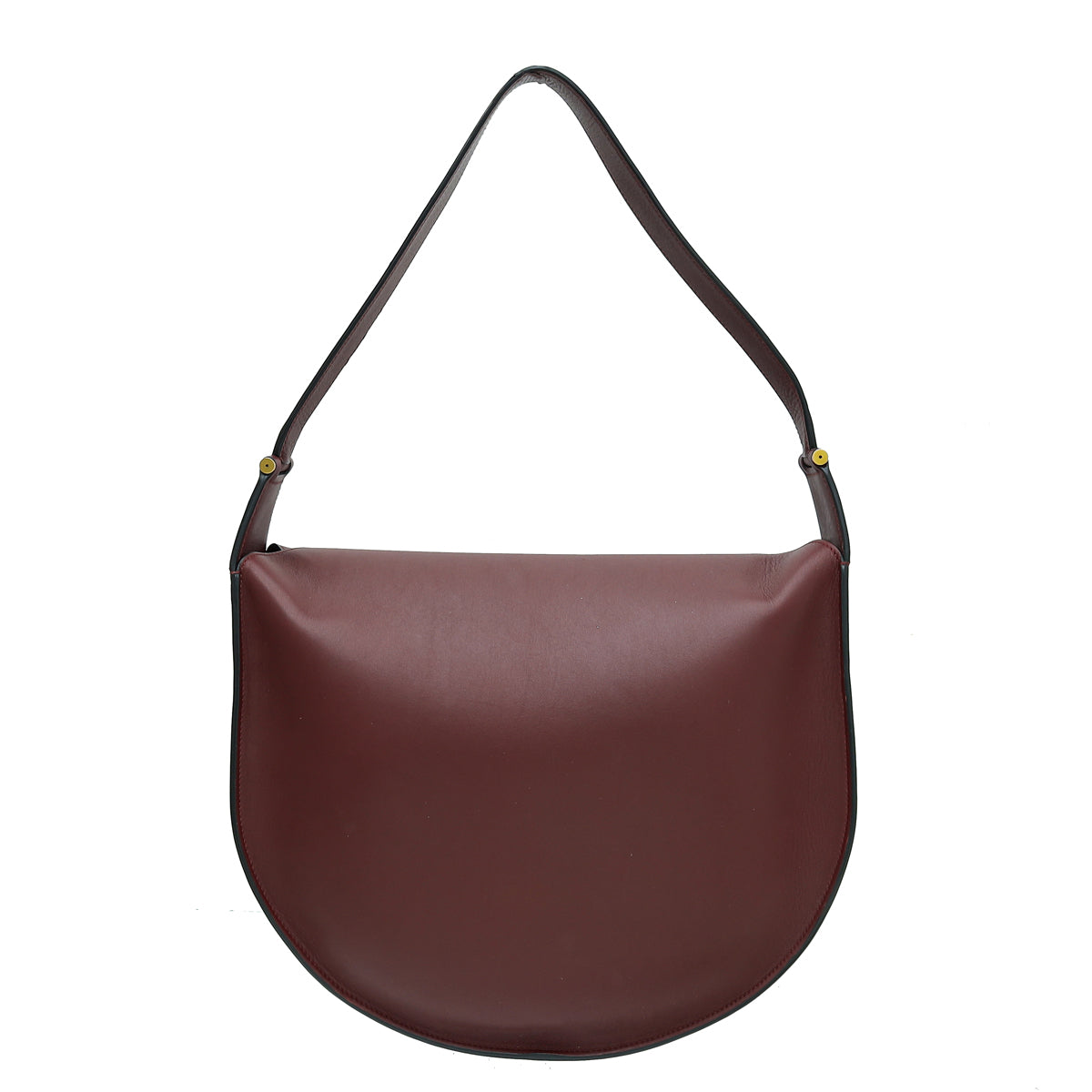 Celine Burgundy Round Flap Bag-Celine-THE CLOSET