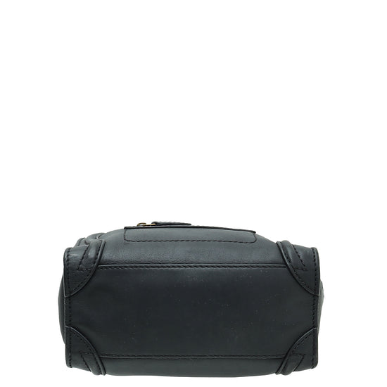 Celine Black Nano Luggage Bag