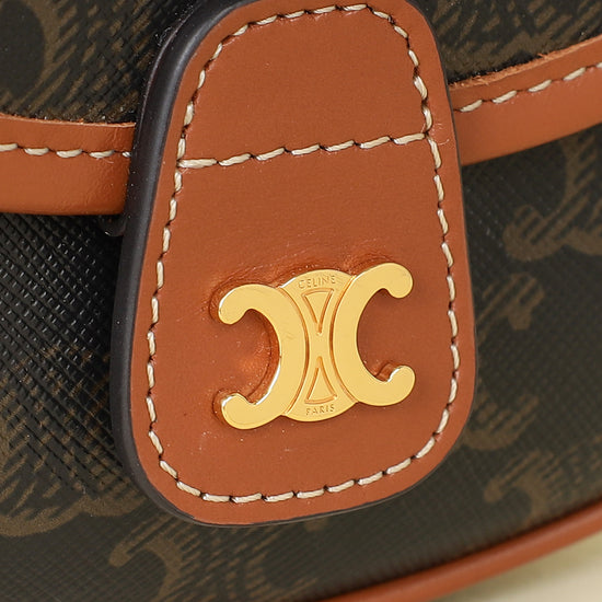 Celine Bicolor Mini Besace in Triomphe Crossbody Bag