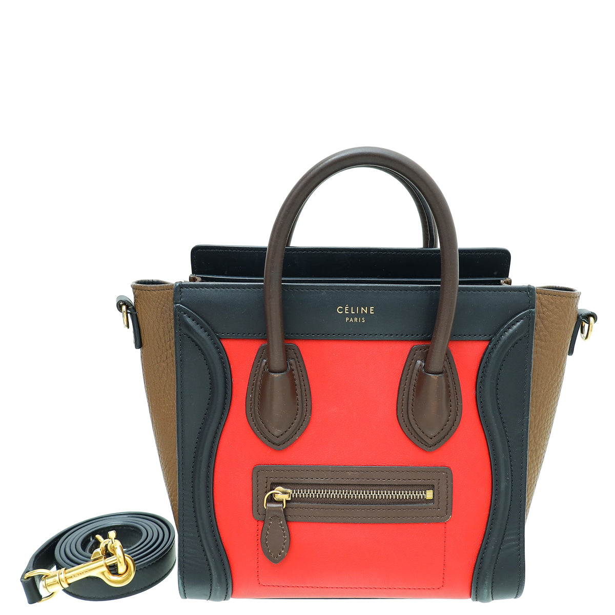 Celine Multicolor Nano Luggage Bag-Celine-THE CLOSET