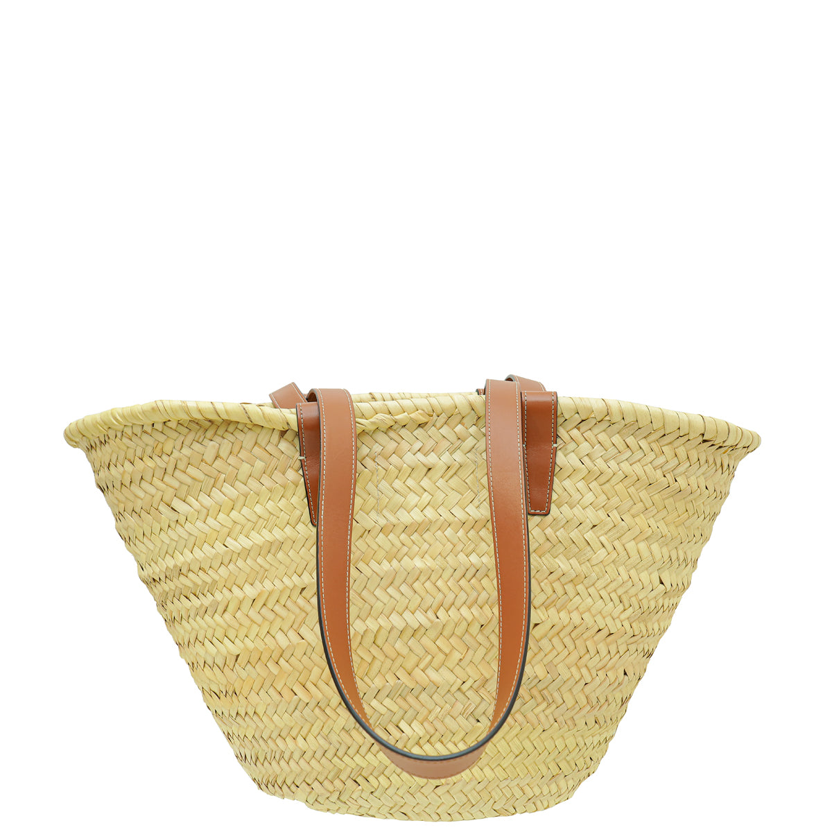 Celine Bicolor Classic Panier Palm Leaves Medium Basket Bag-Celine-THE CLOSET