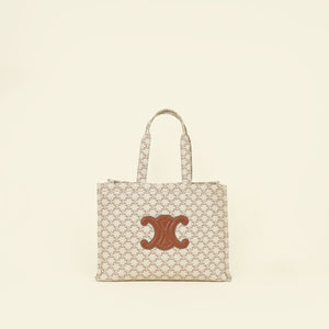 Celine Bicolor Triomphe Cabas Thais Tote Bag