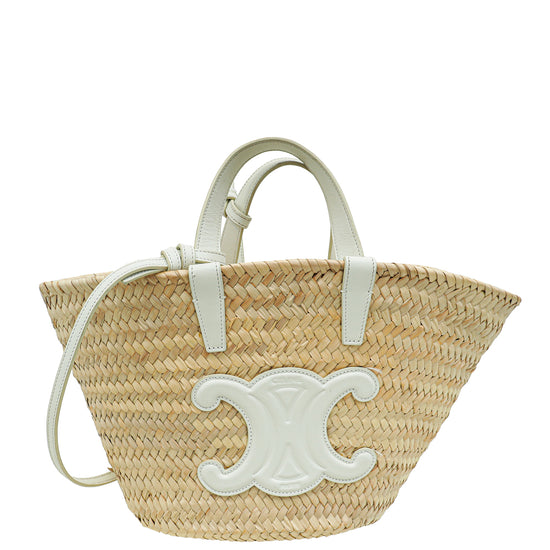 Celine Bicolor Classic Panier Basket Bag