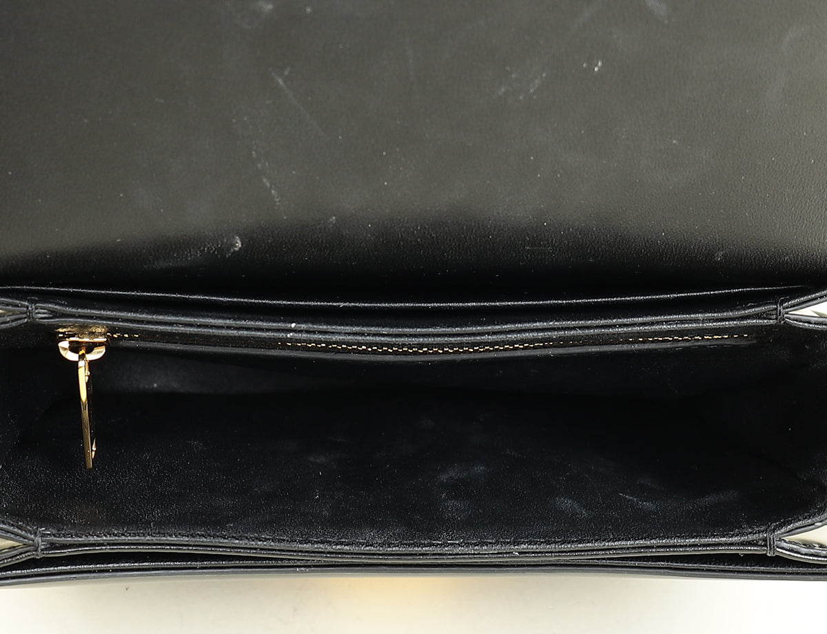 Celine Black Triomphe Teen Besace Crossbody Bag