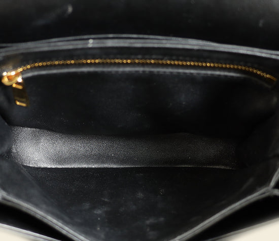 Celine Black Triomphe Teen Besace Crossbody Bag
