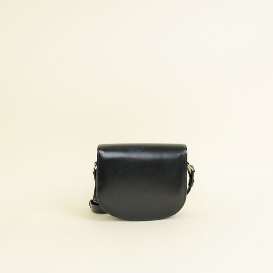 Celine Black Triomphe Teen Besace Crossbody Bag
