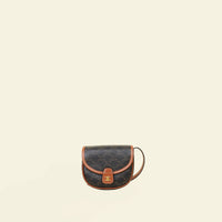 Celine Tan Brown Mini Besace in Triomphe Crossbody Bag-Celine-THE CLOSET