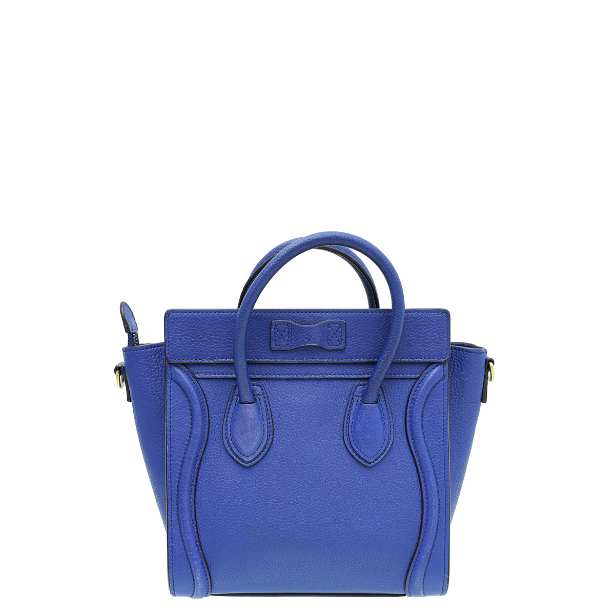 Celine Blue Nano Luggage Bag-Celine-THE CLOSET