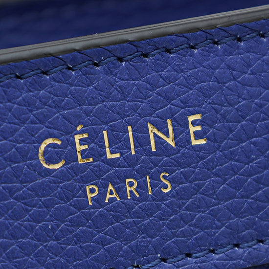 Celine Blue Nano Luggage Bag