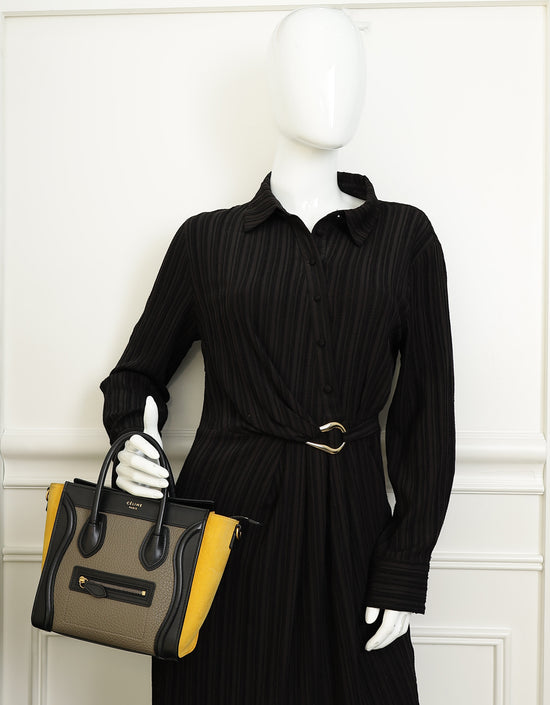 Celine Tricolor Nano Luggage Bag