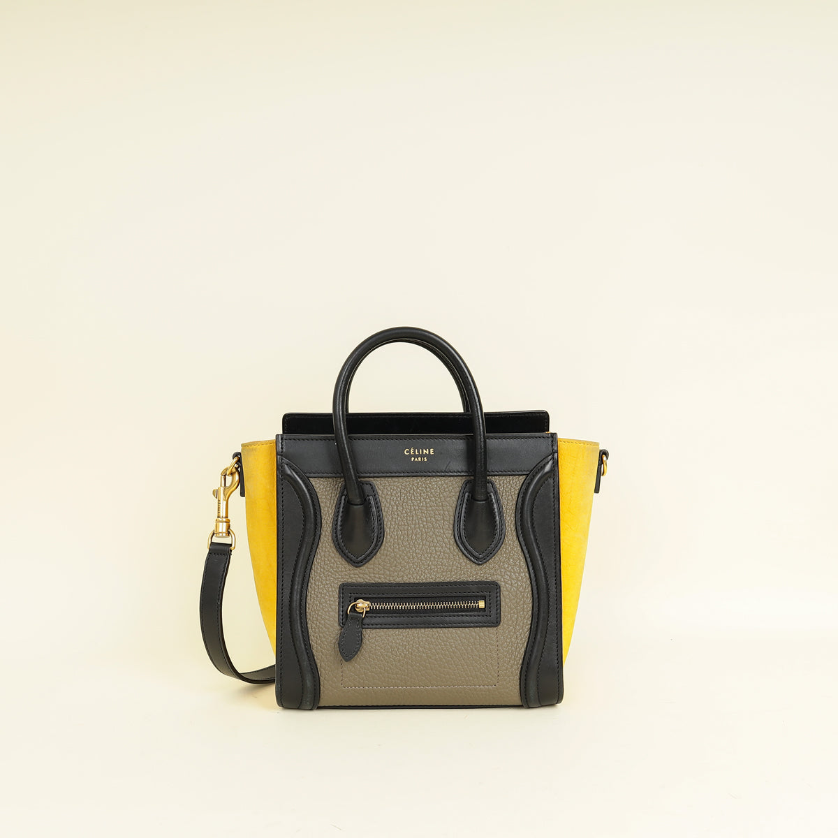 Celine Tricolor Nano Luggage Bag