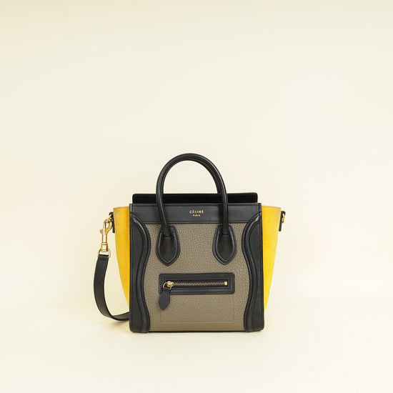 Celine Tricolor Nano Luggage Bag