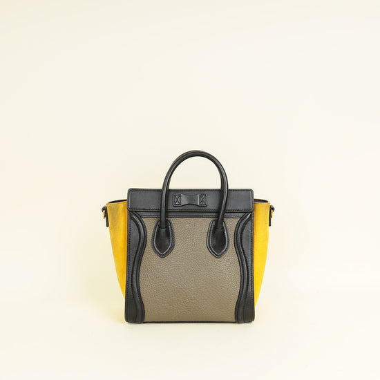 Celine Tricolor Nano Luggage Bag