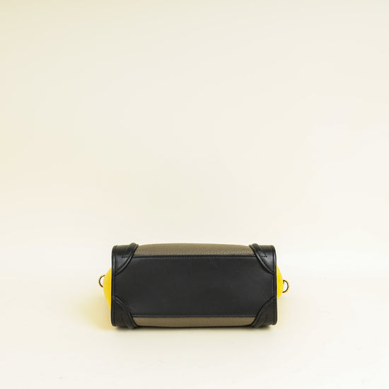 Celine Tricolor Nano Luggage Bag