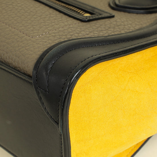 Celine Tricolor Nano Luggage Bag