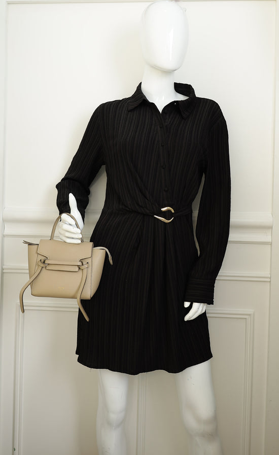 Celine Taupe Nano Belt Bag