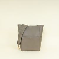 Celine Taupe Sangle Seau Bucket Small Bag