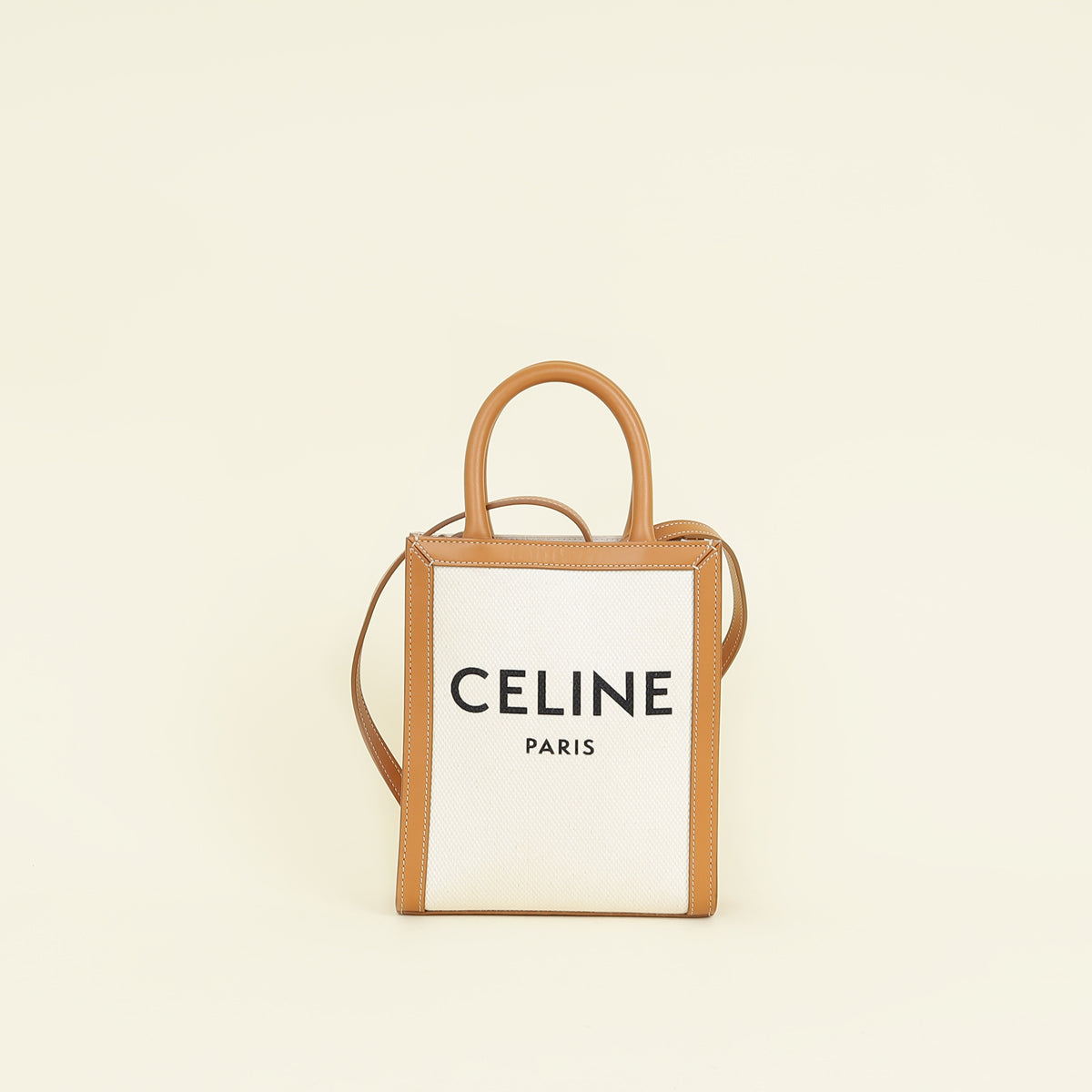 Celine Bicolor Cabas Mini Vertical Tote Bag-Celine-Handbags-THE CLOSET