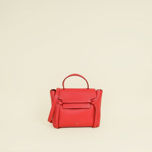 Celine Red Micro Belt Bag