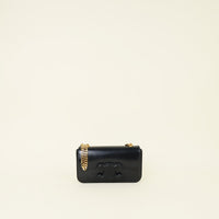 Celine Black Triomphe Chain Shoulder Bag