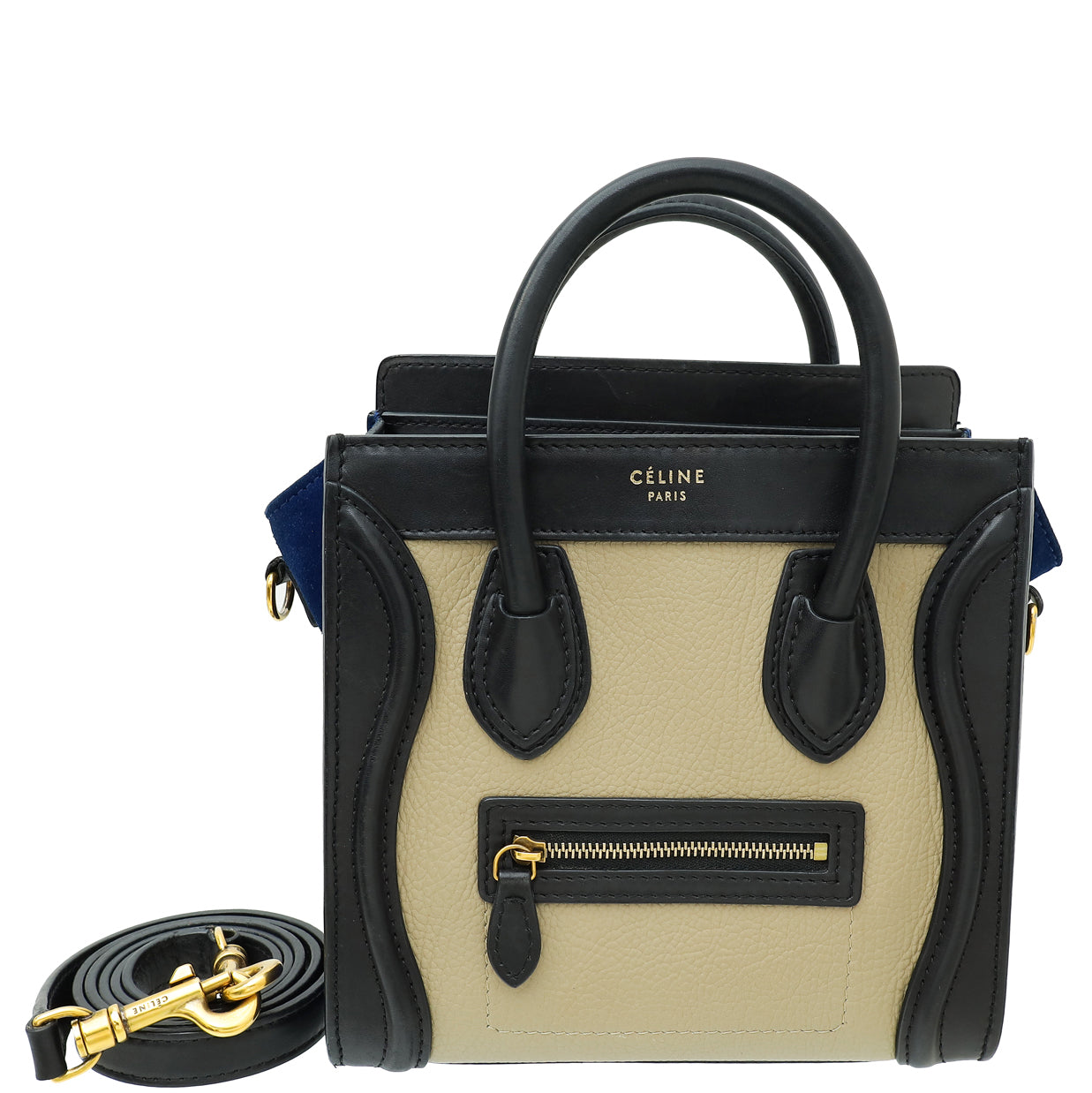 Celine Tricolor Nano Luggage Bag - Main Image